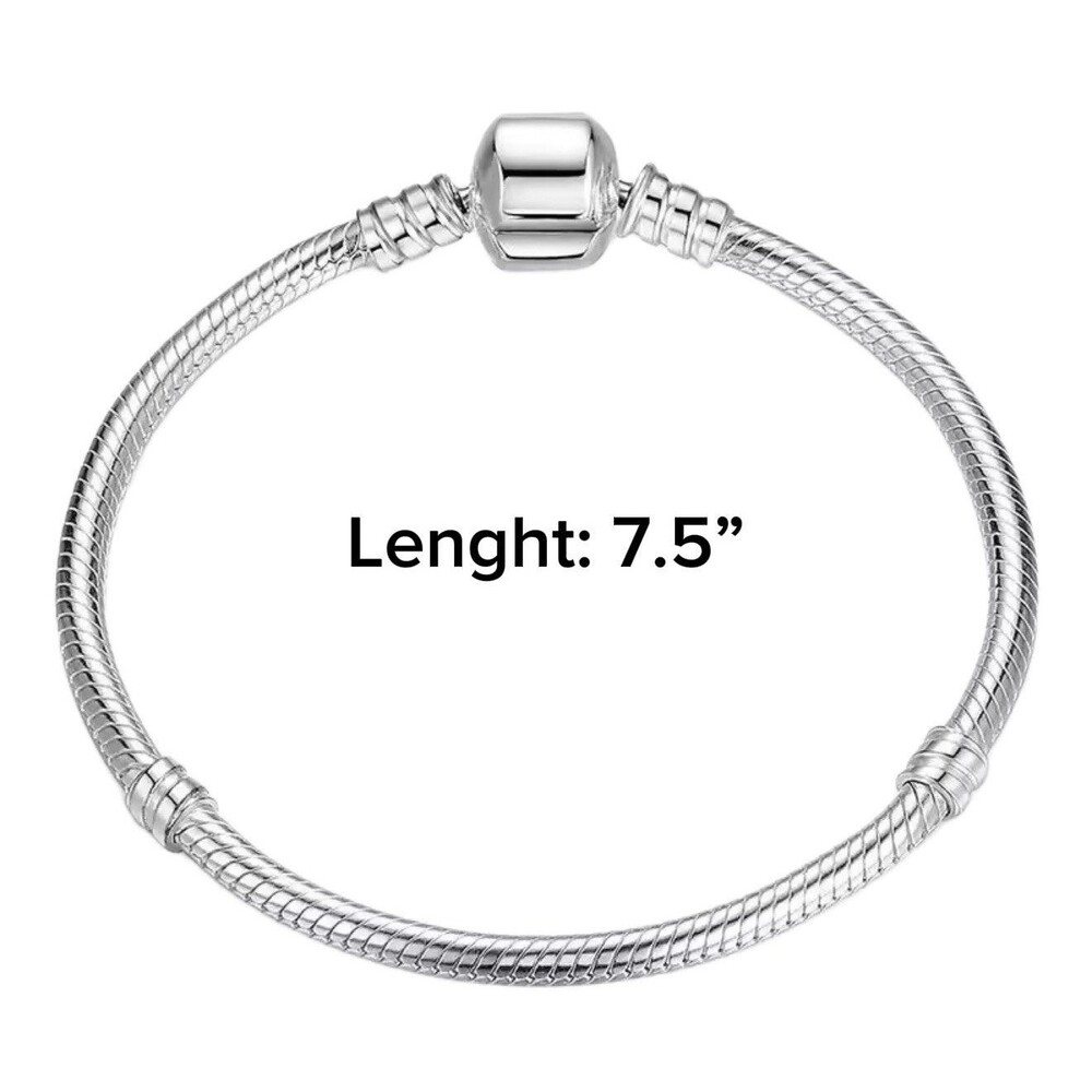Chain Charm Bracelet | 925 Silver | Brand New